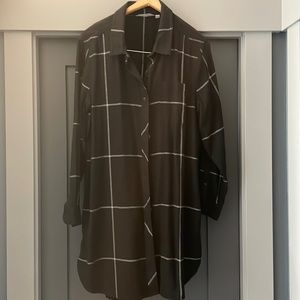 Athleta black flannel tunic.